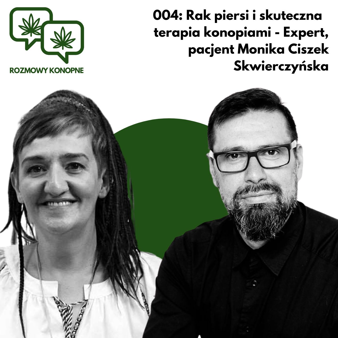 ROZMOWY KONOPNE 004: Rak piersi i skuteczna terapia konopiami Monika Ciszek Skwierczyńska