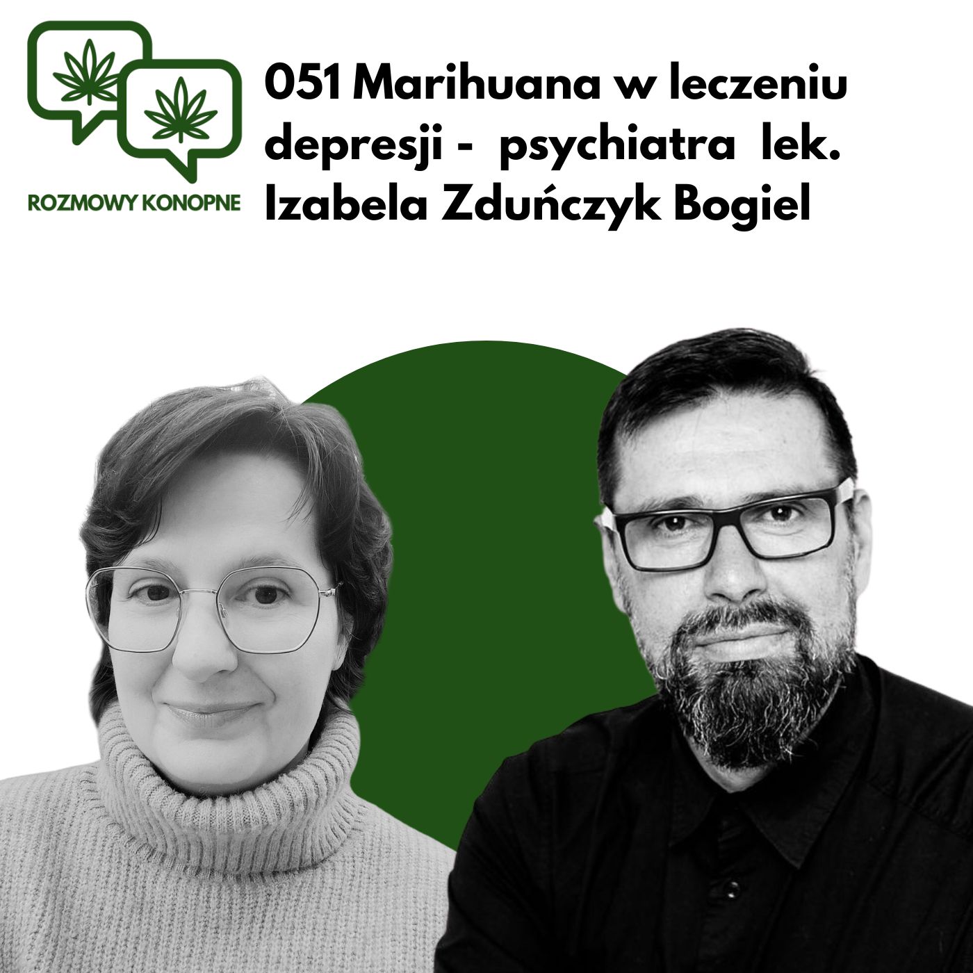 Rozmowy Konopne 051 Marihuana w leczeniu depresji - psychiatra lek. Izabela Zduńczyk Bogiel