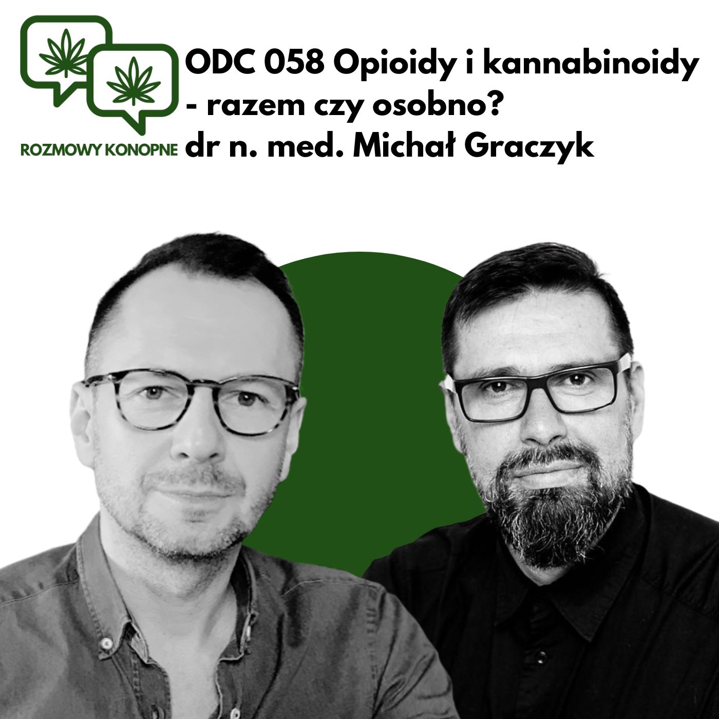 Baner Rozmowy konopne 058 Opioidy i kannabinoidy - razem czy osobno? dr n. med. Michał Graczyk