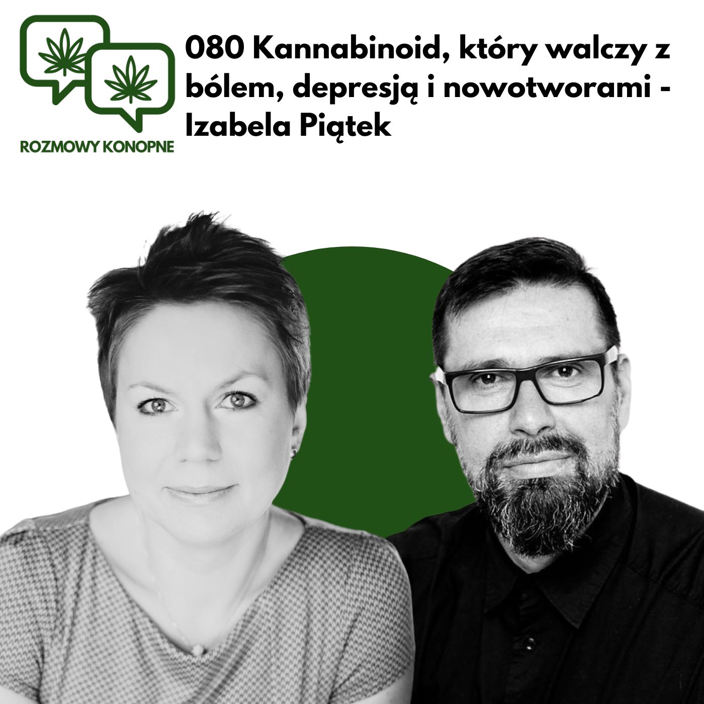 Podcast Rozmowy Konopne 080 Kannabinoid, który walczy z bólem, depresją i nowotworami - Izabela Piątek