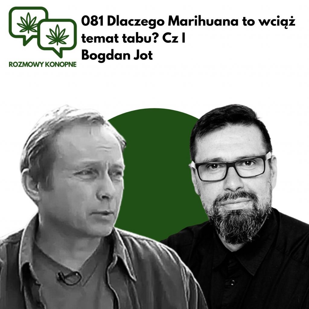 podcast Rozmowy Konopne 081 Dlaczego Marihuana to wciąż temat tabu Cz 1 Bogdan Jot
